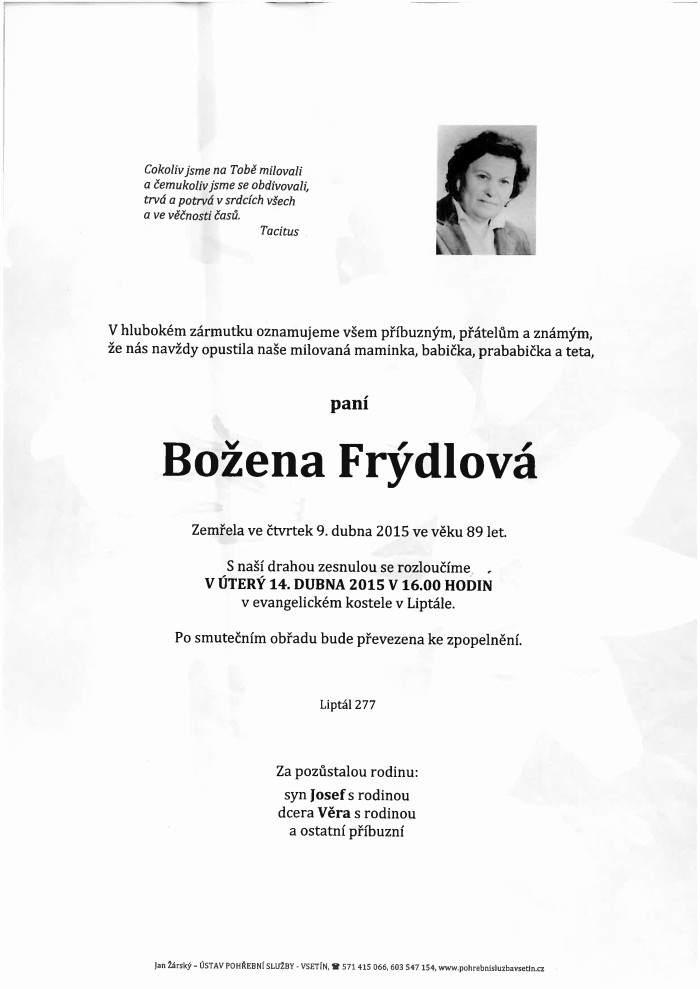 Božena Frýdlová