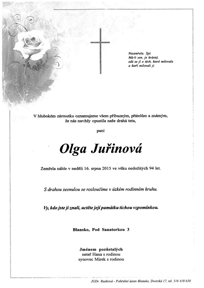 Olga Juřinová