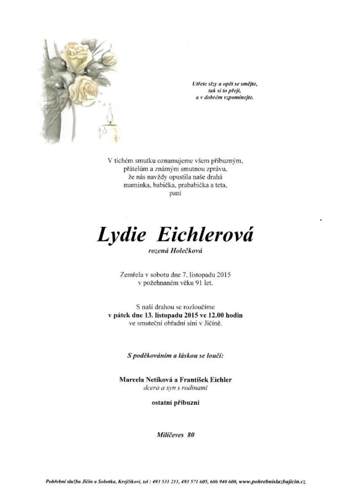 Lydie Eichlerová