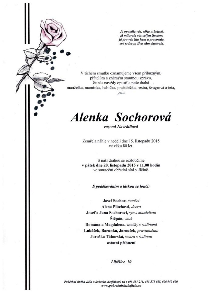 Alenka Sochorová