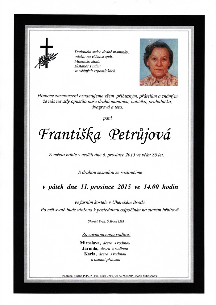 Františka Petrůjová