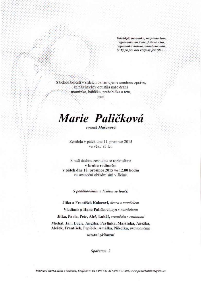 Marie Paličková