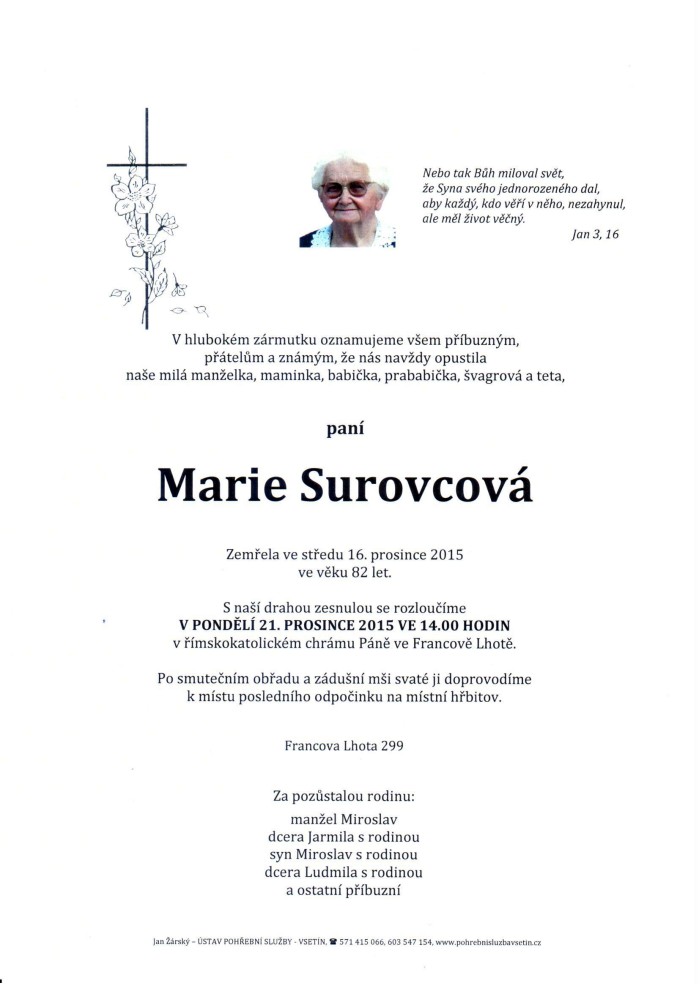 Marie Surovcová