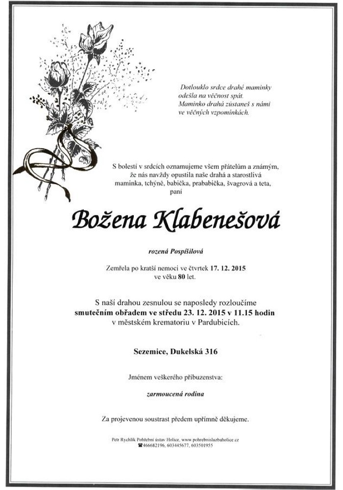 Božena Klabenešová