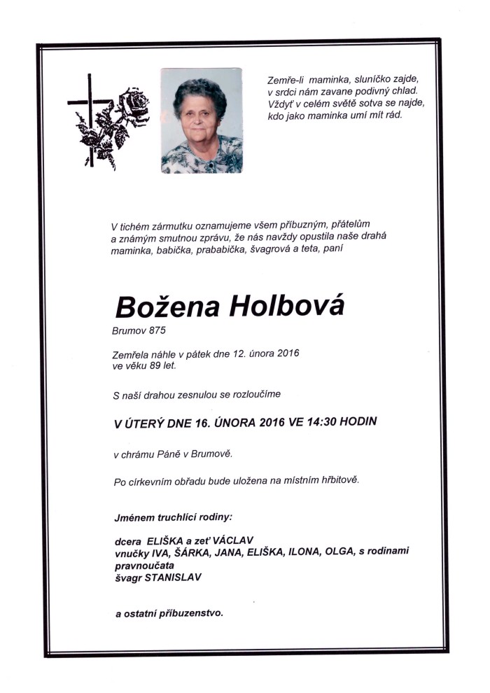 Božena Holbová