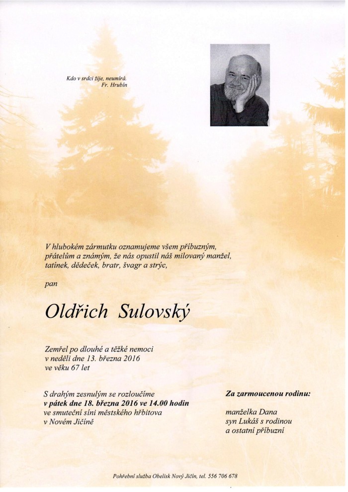 Oldřich Sulovský