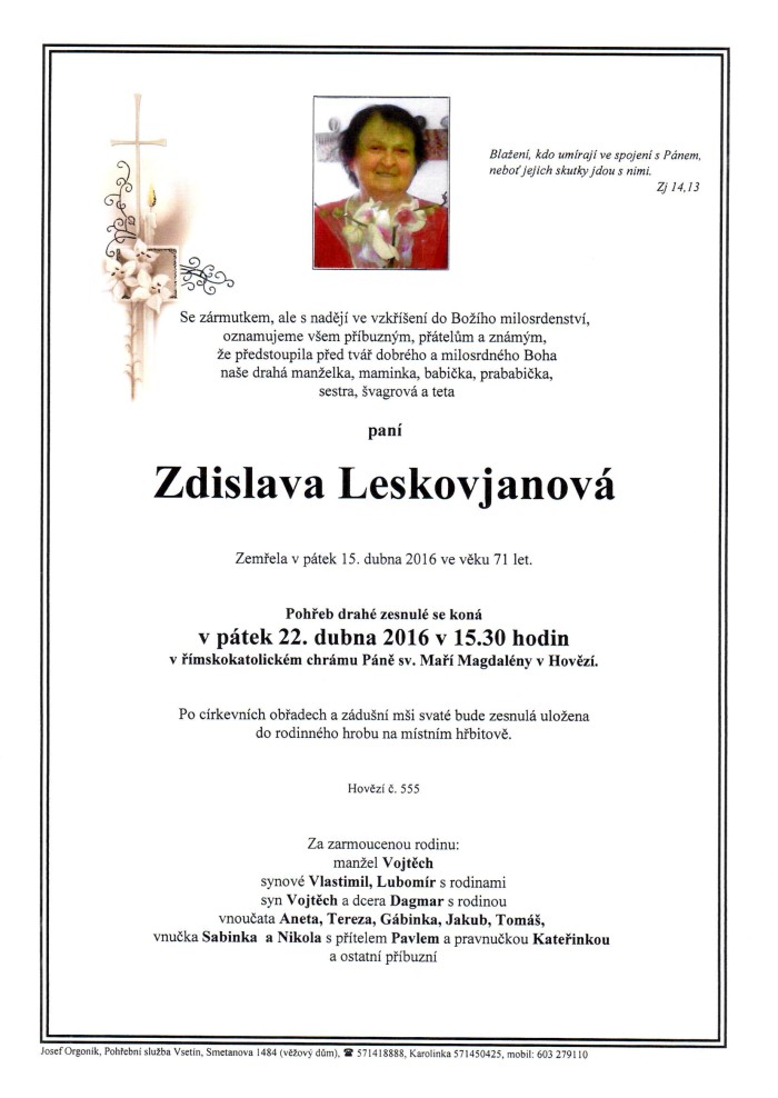 Zdislava Leskovjanová