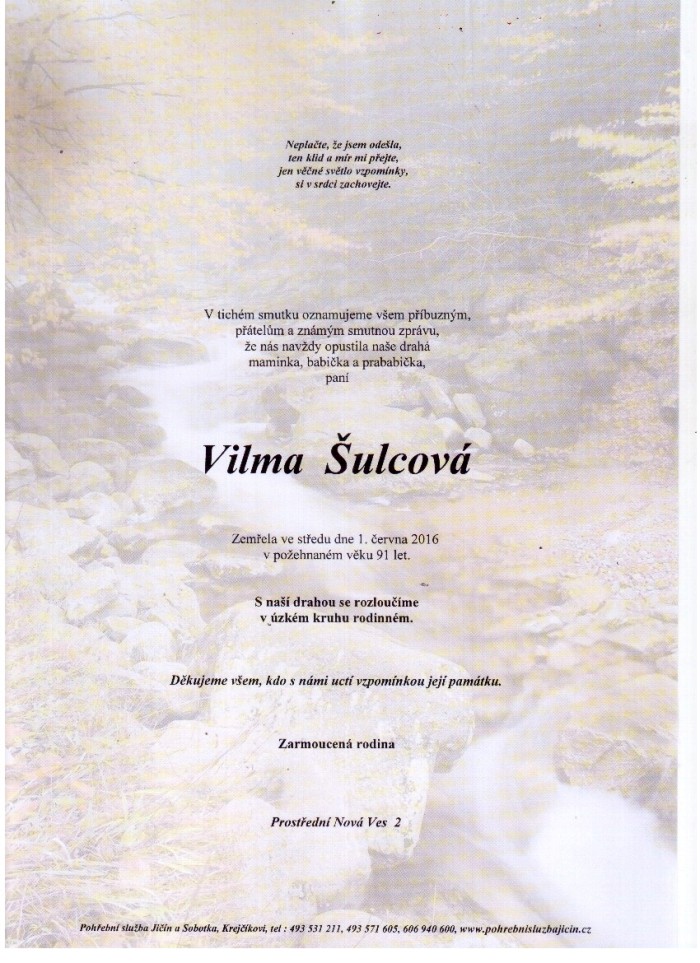 Vilma Šulcová