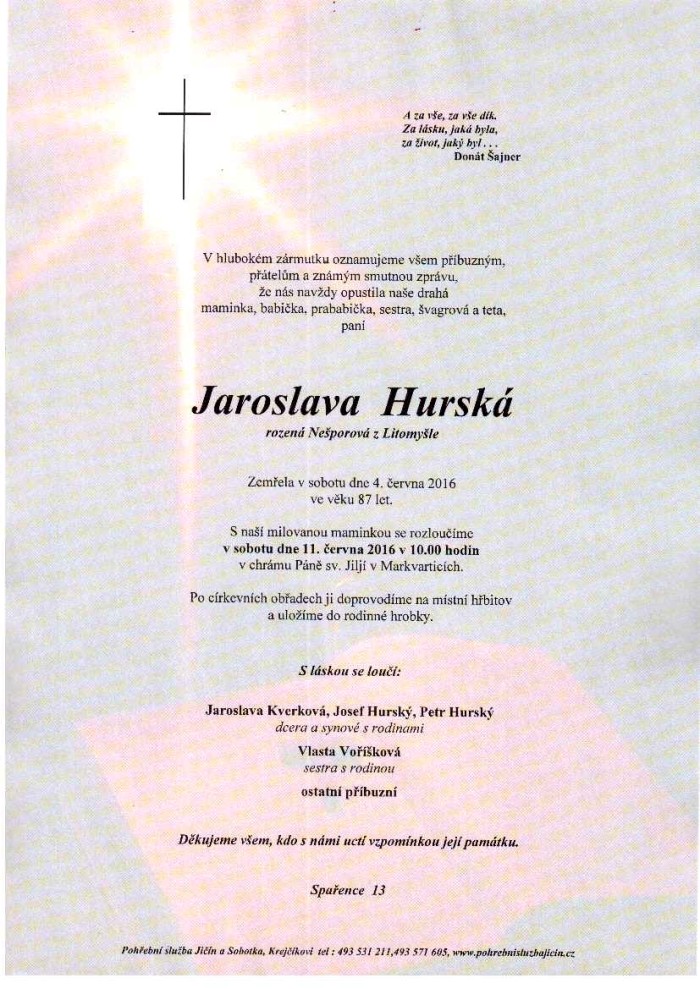 Jaroslava Hurská