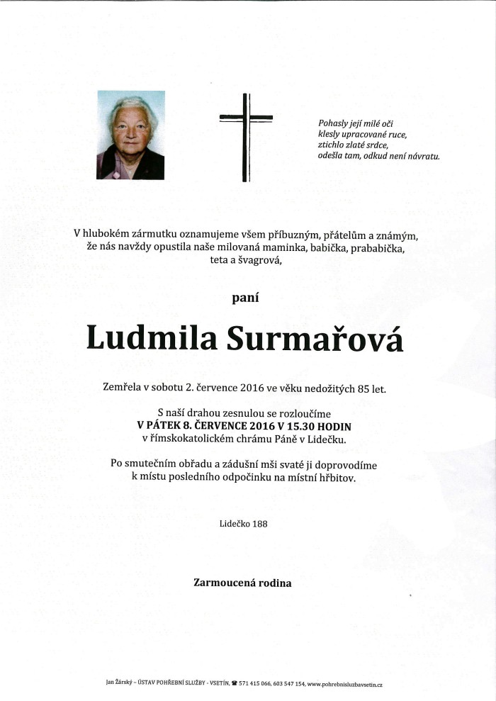 Ludmila Surmařová