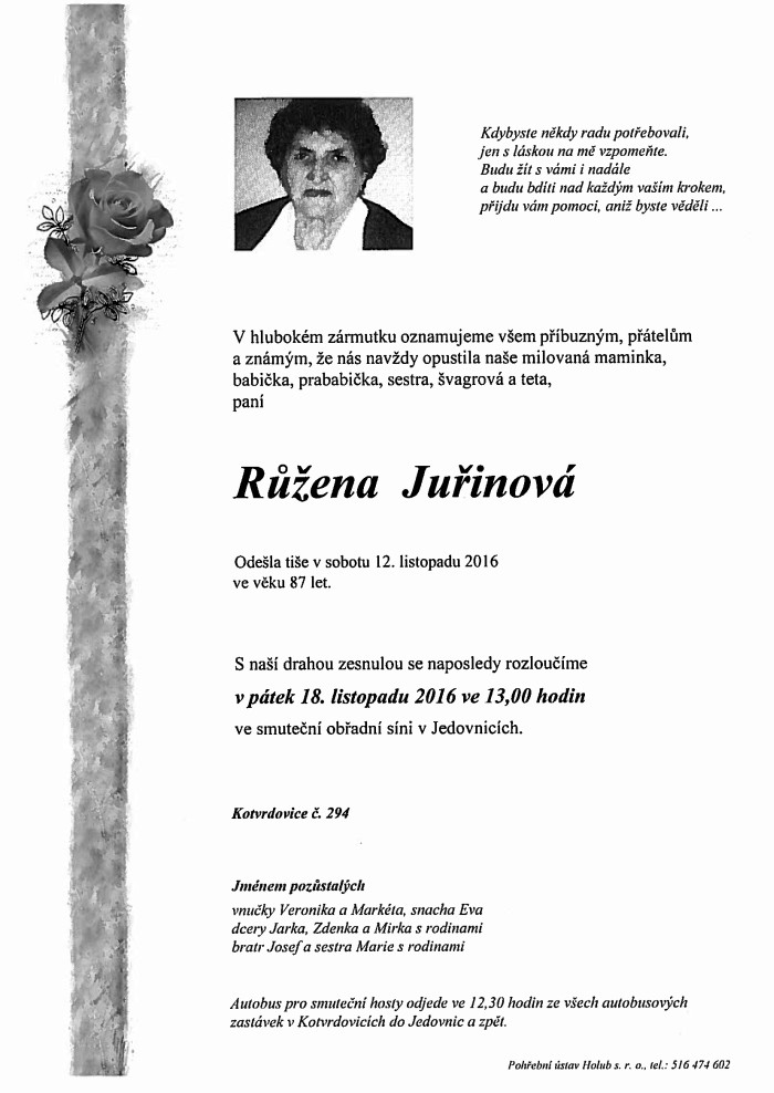 Růžena Juřinová