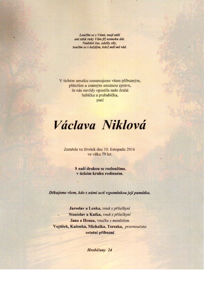 Václava Niklová