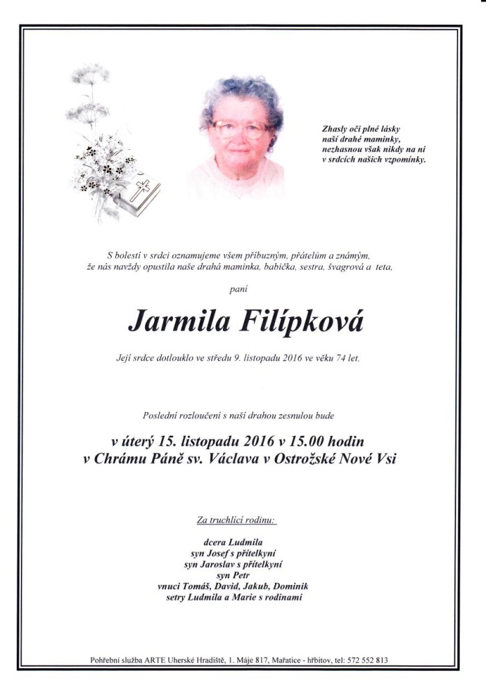 Jarmila Filípková