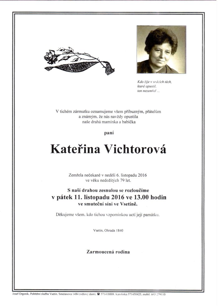 Kateřína Vichtorová