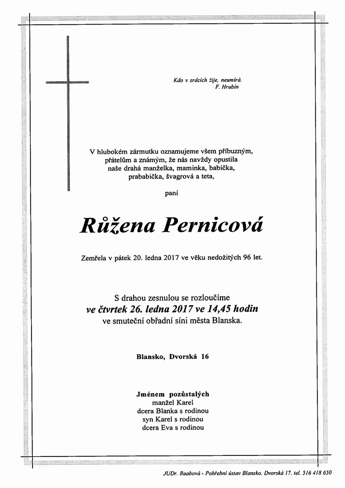 Růžena Pernicová