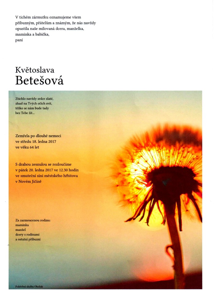 Květoslava Betešová