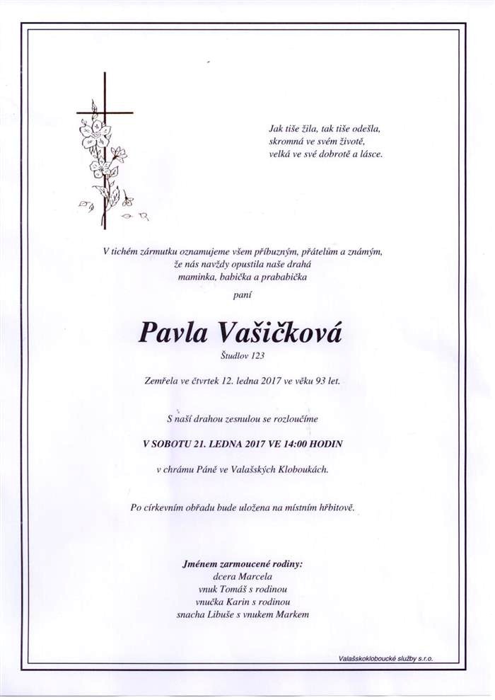 Pavla Vašičková