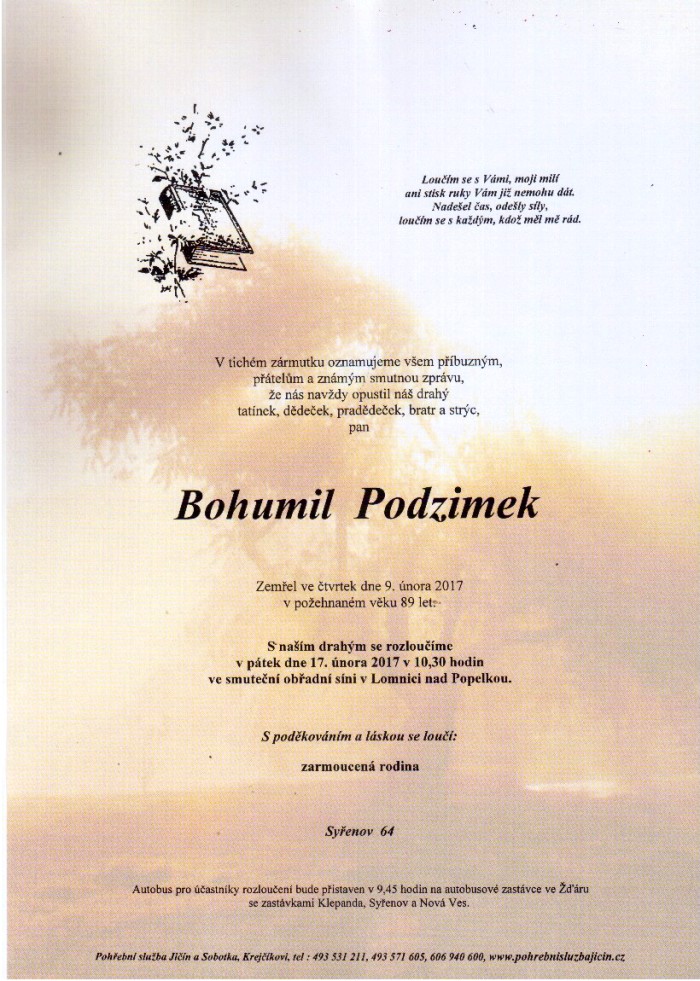 Bohumil Podzimek