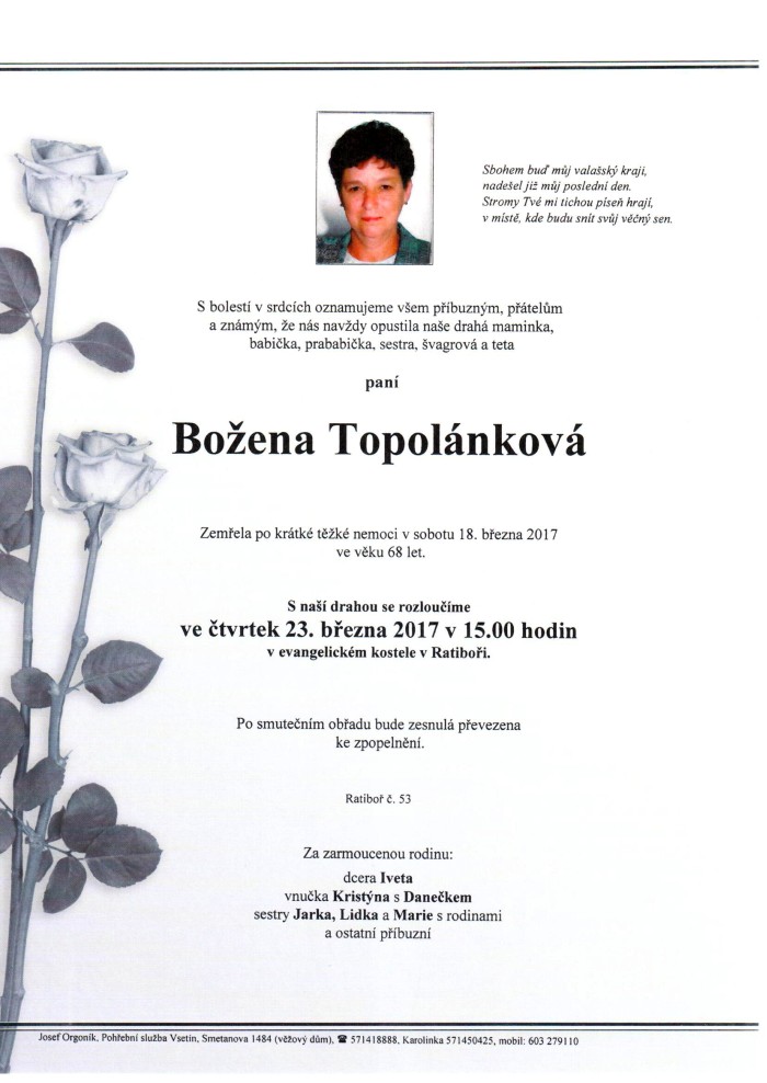 Božena Topolánková