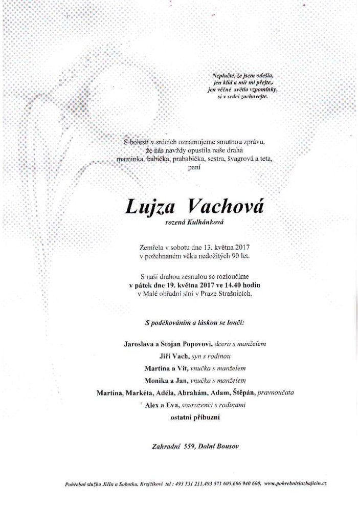 Lujza Vachová