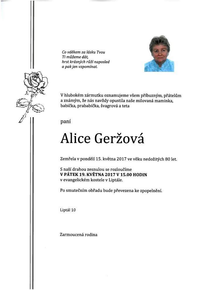 Alice Geržová