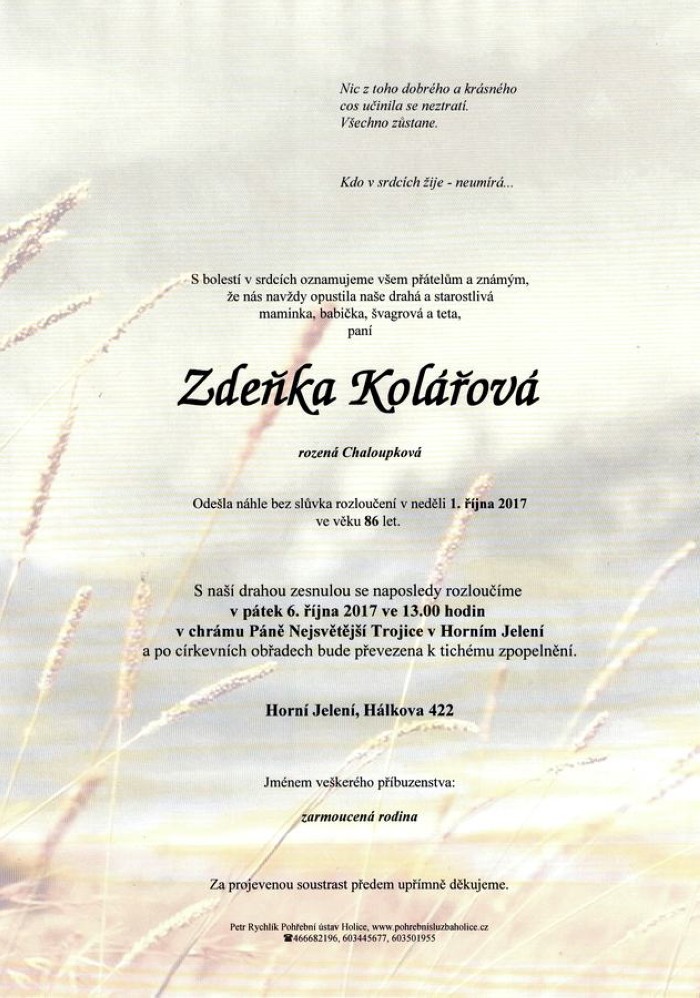 Zdeňka Kolářová