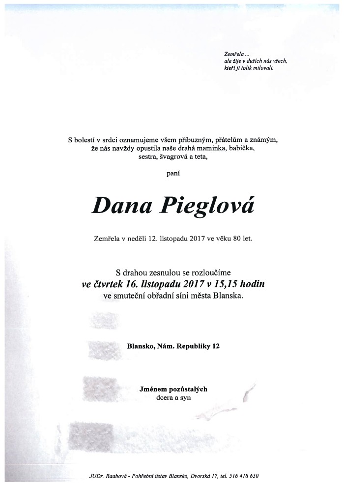 Dana Pieglová