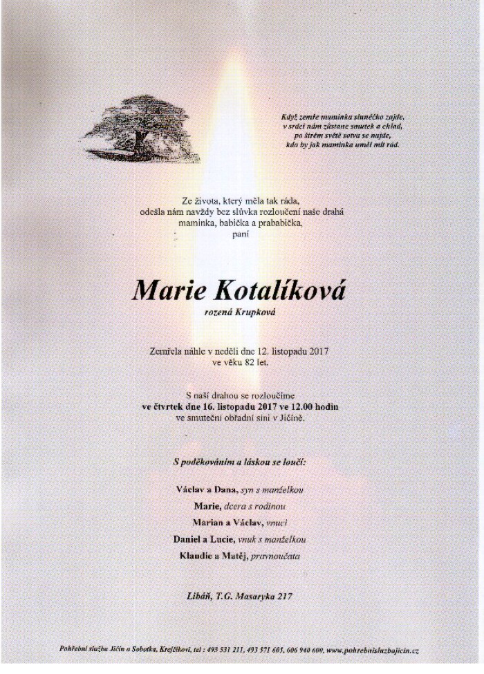 Marie Kotalíková