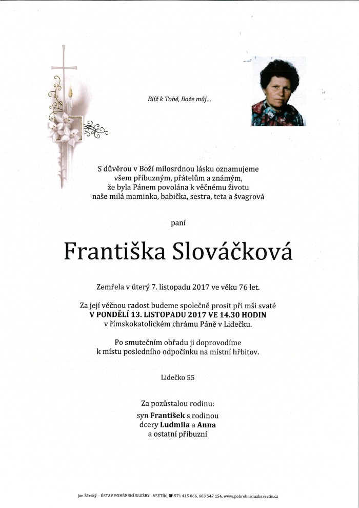 Františka Slováčková