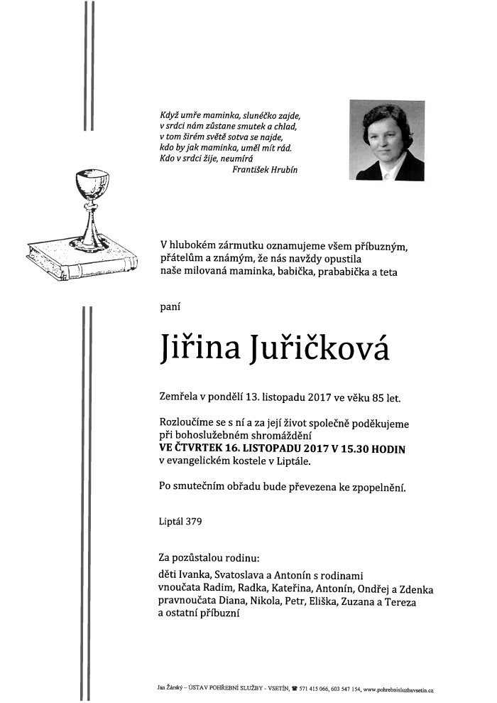 Jiřina Juřičková