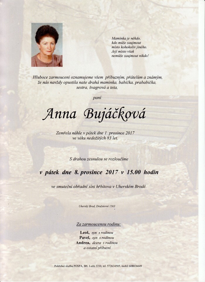 Anna Bujáčková