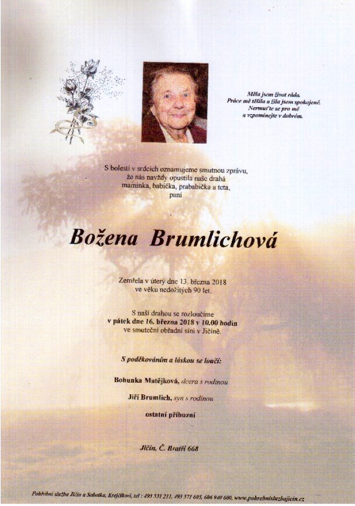 Božena Brumlichová