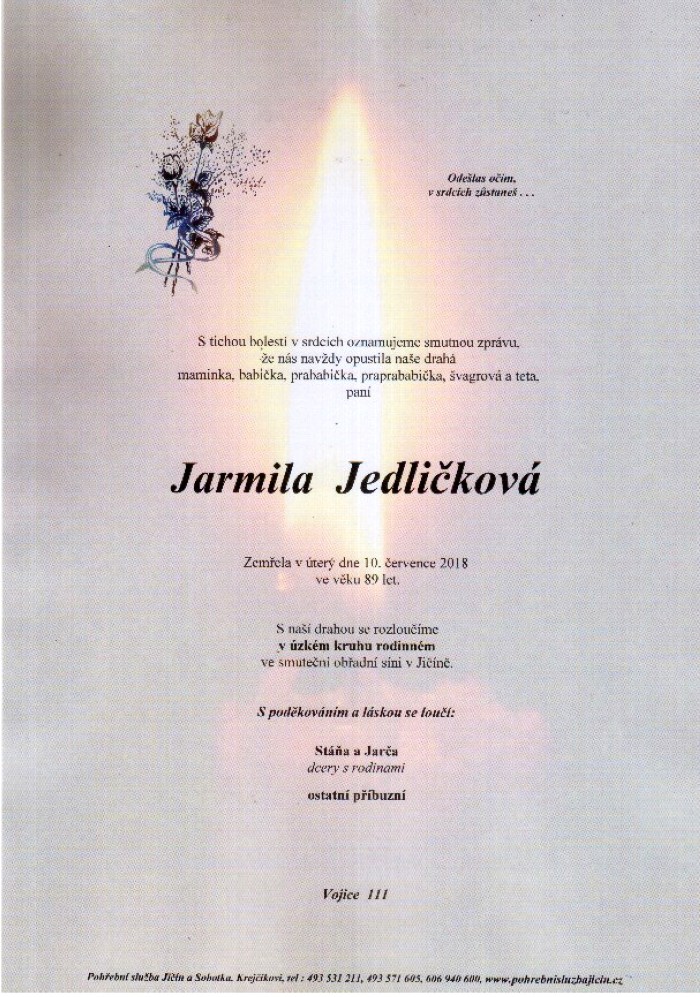 Jarmila Jedličková