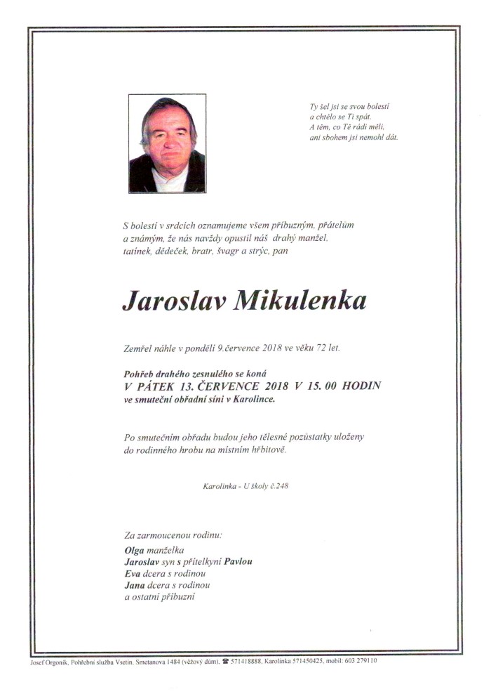 Jaroslav Mikulenka