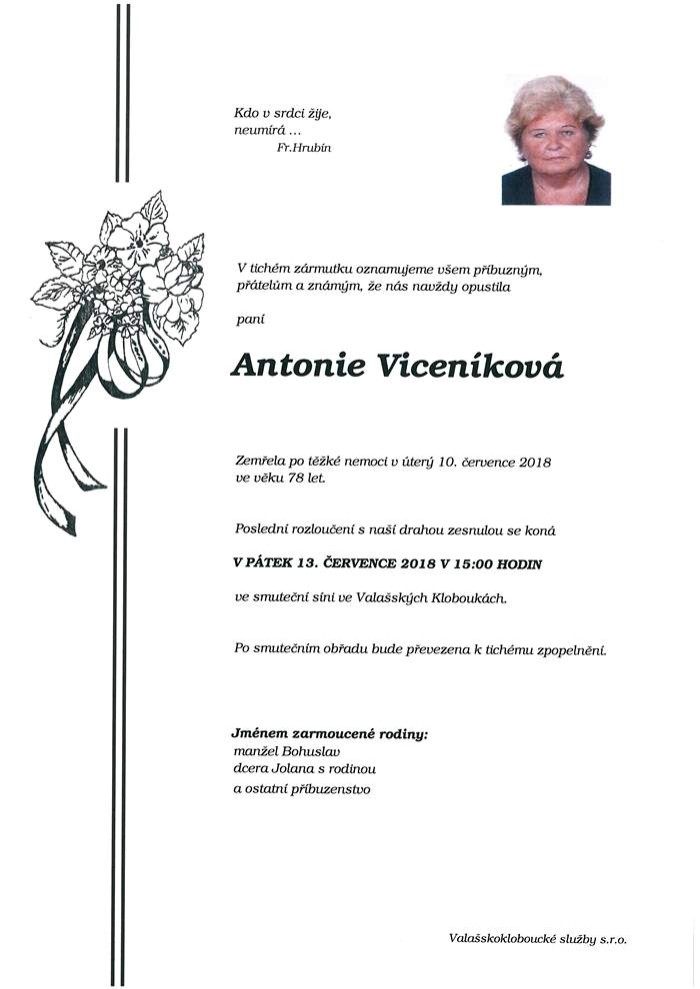 Antonie Viceníková