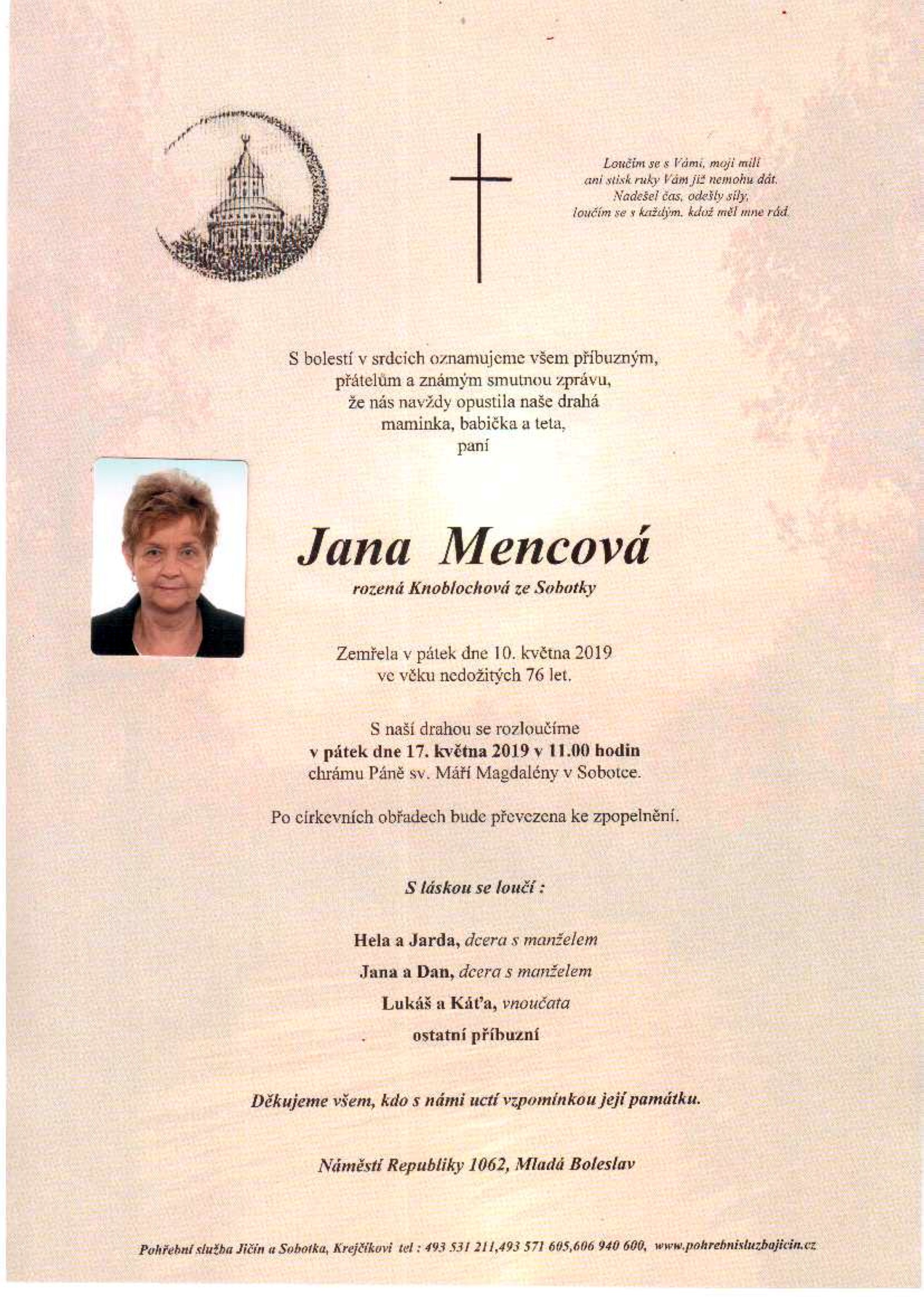 Jana Mencová