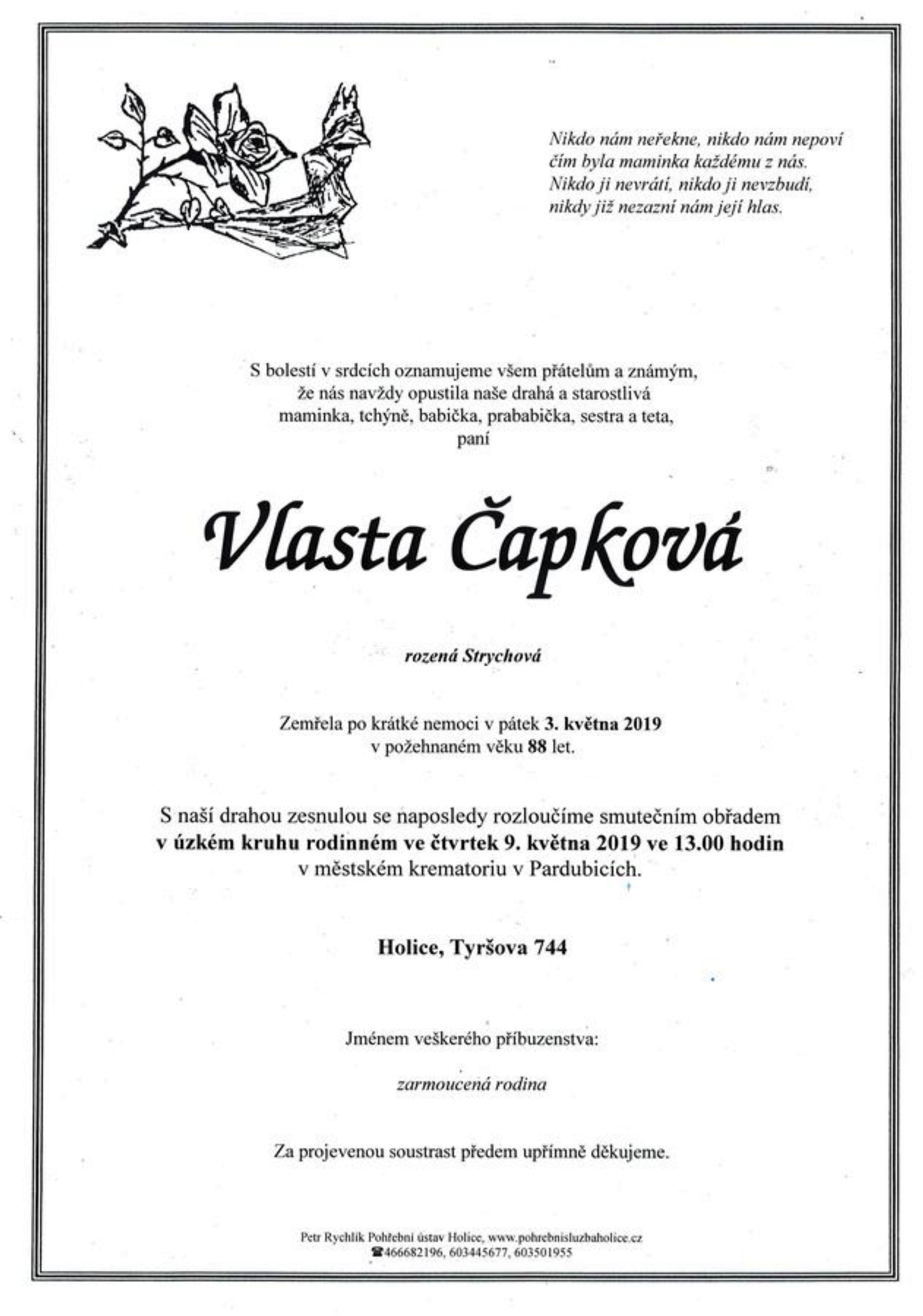 Vlasta Čapková