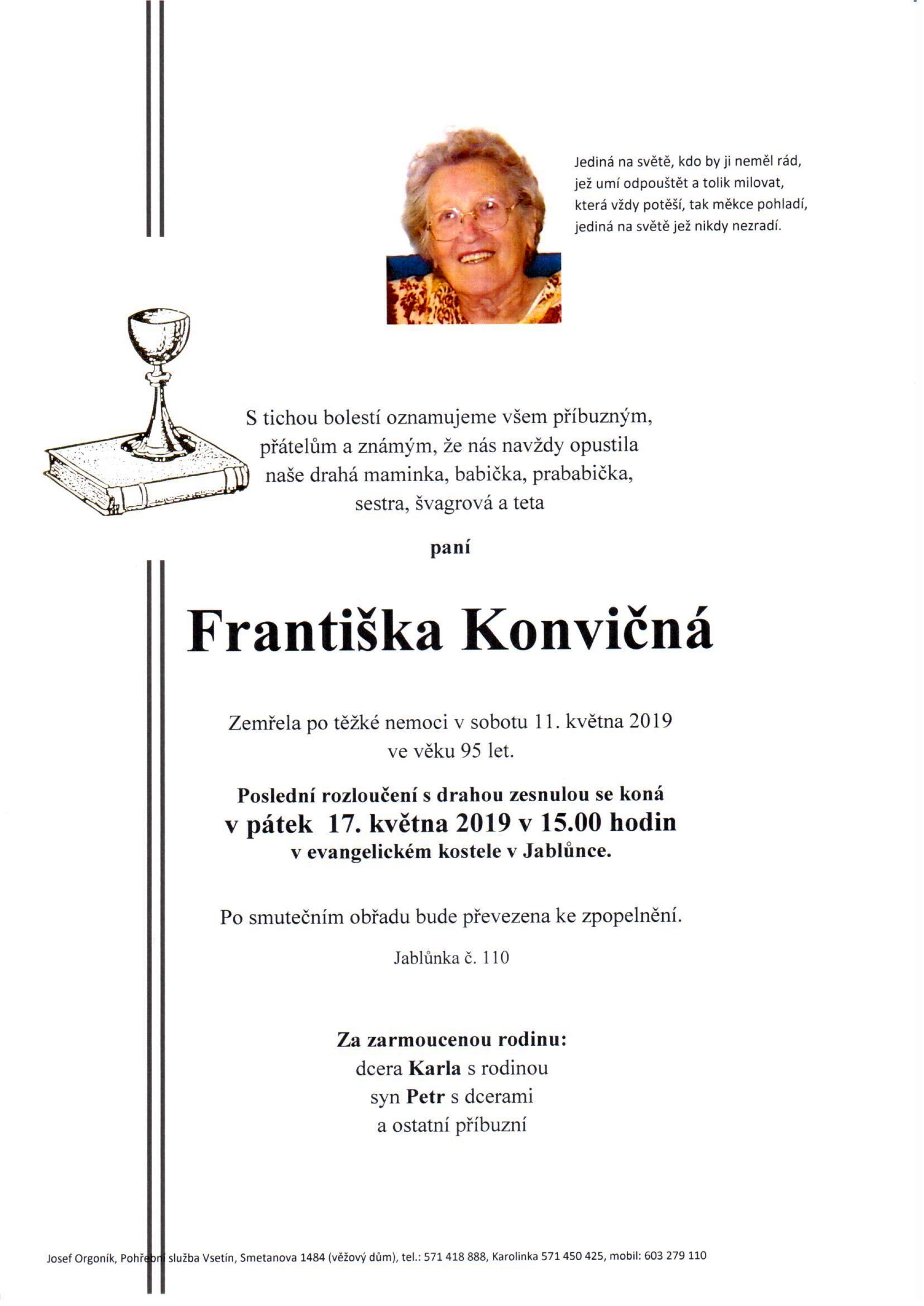 Františka Konvičná