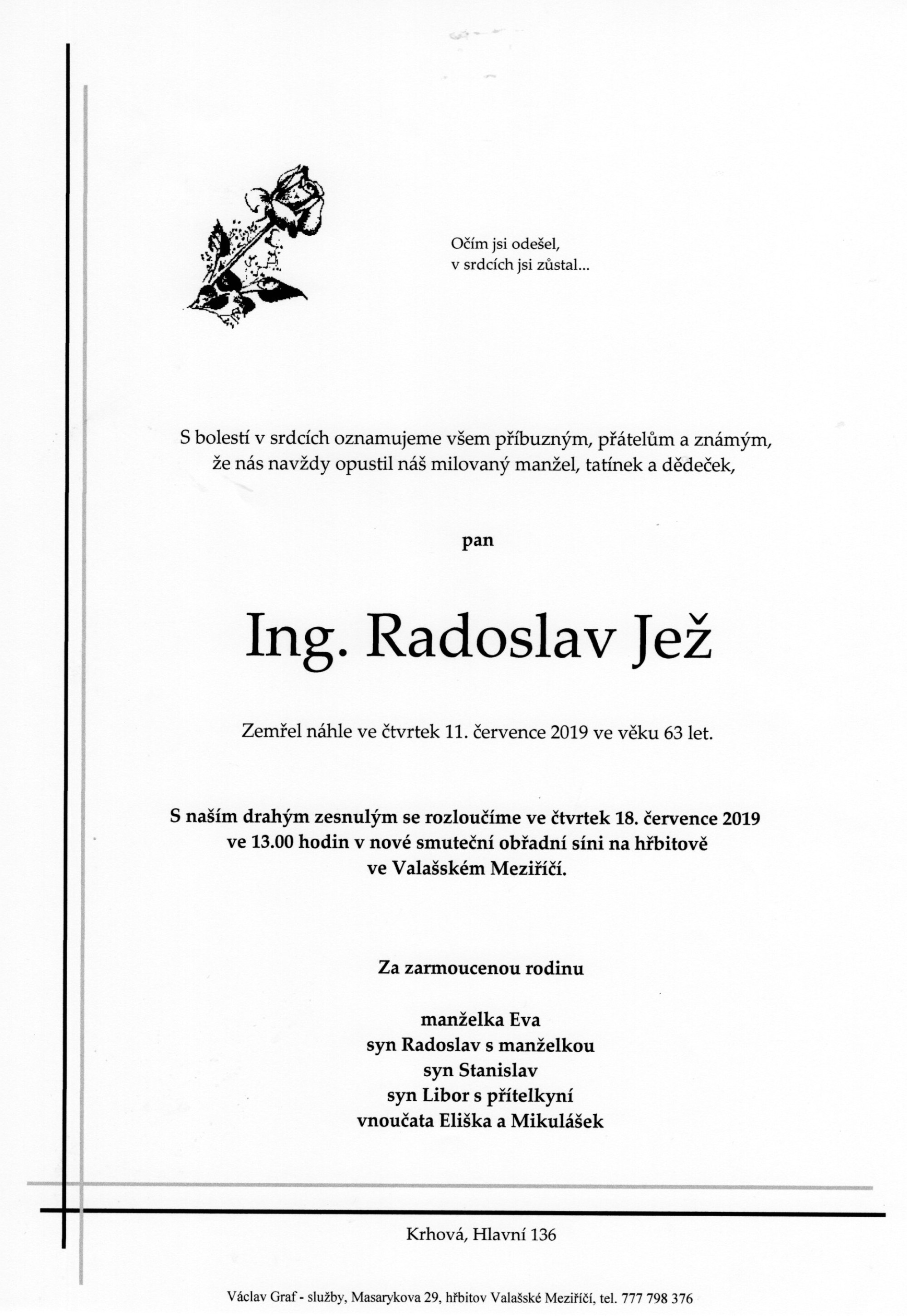 Ing. Radoslav Jež