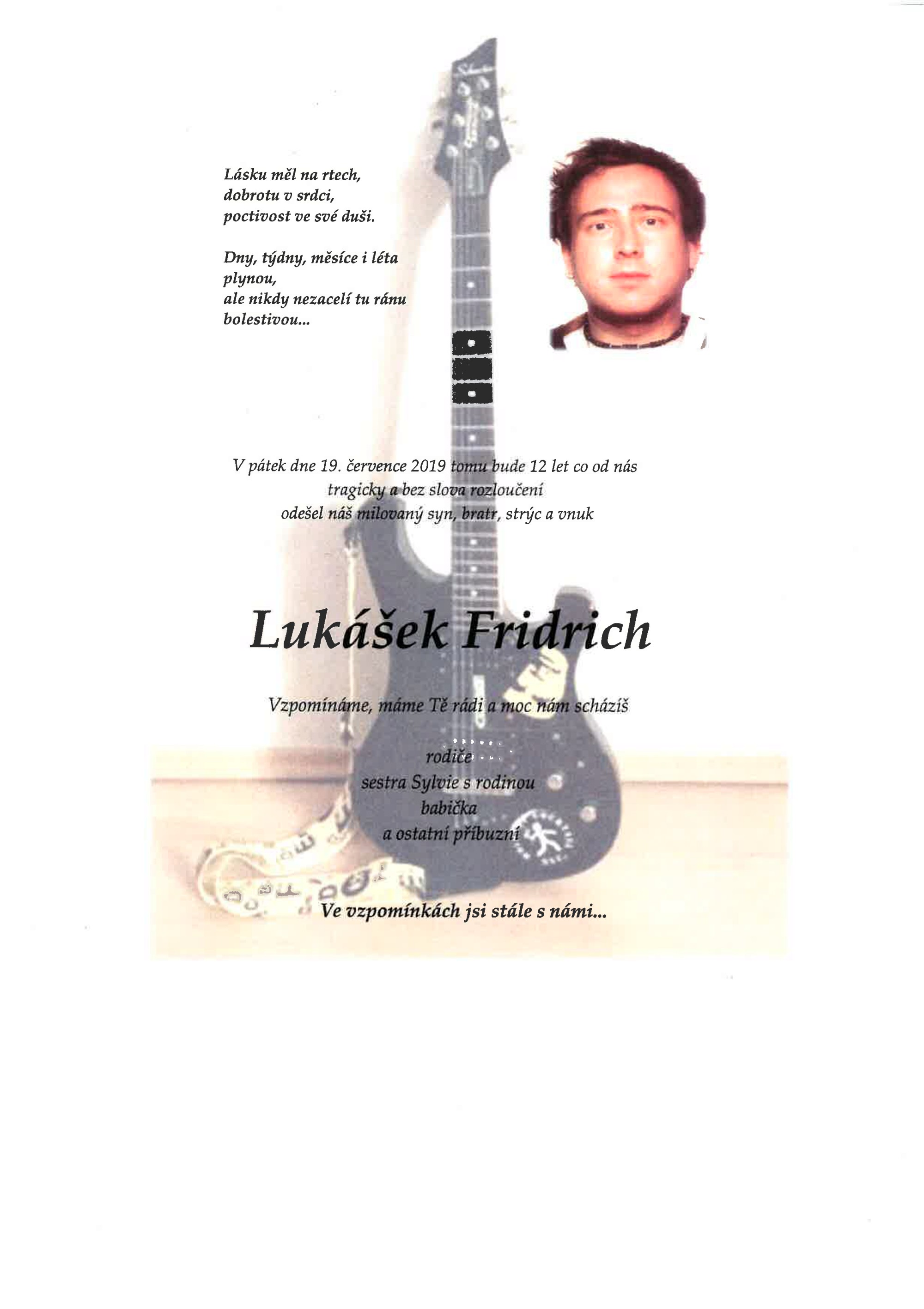 Lukášek Fridrich