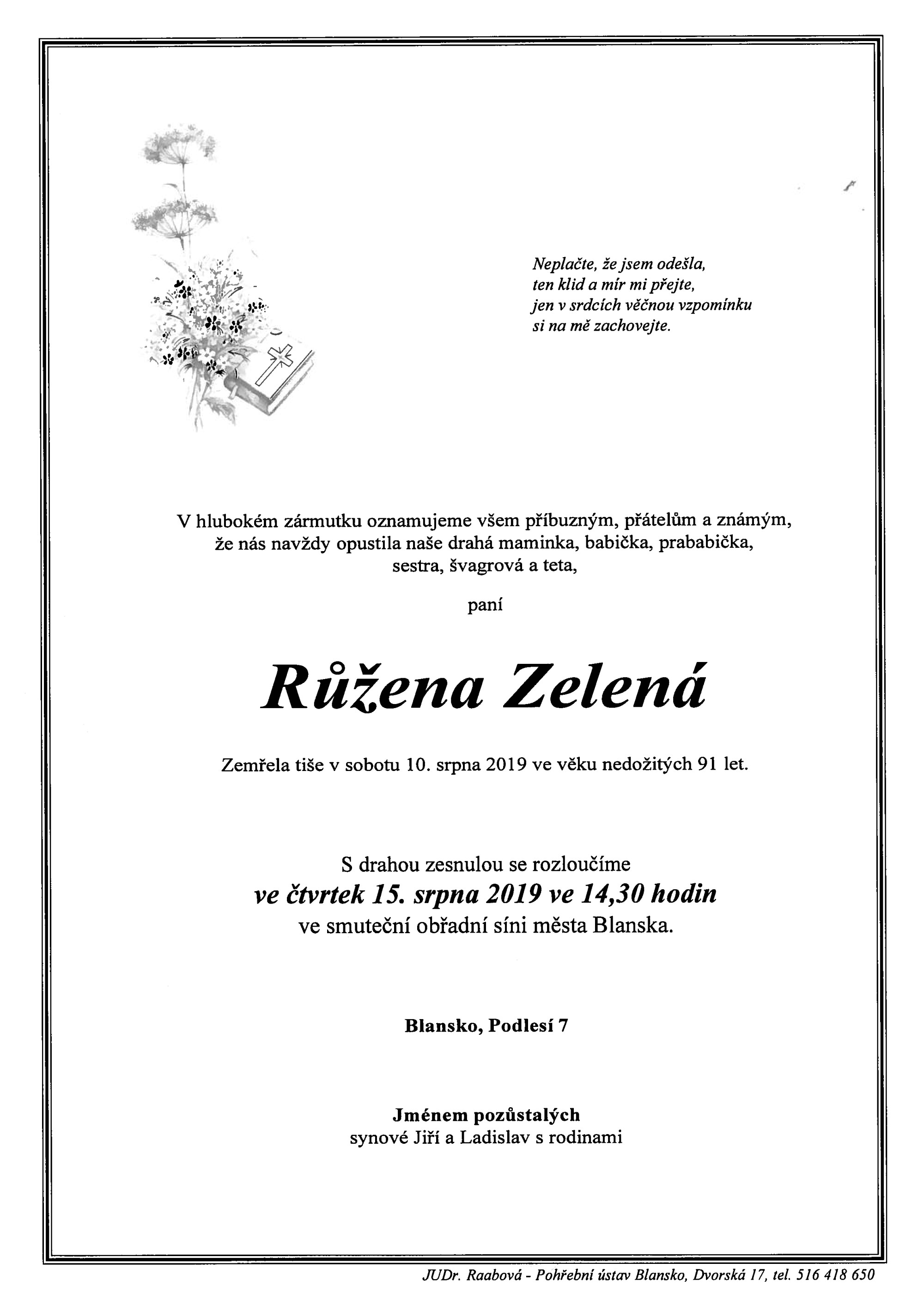 Růžena Zelená