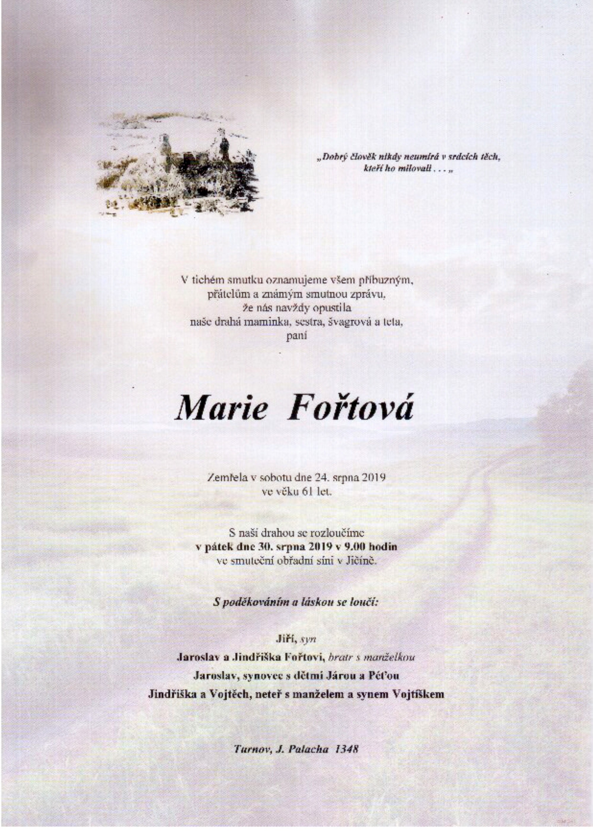 Marie Fořtová