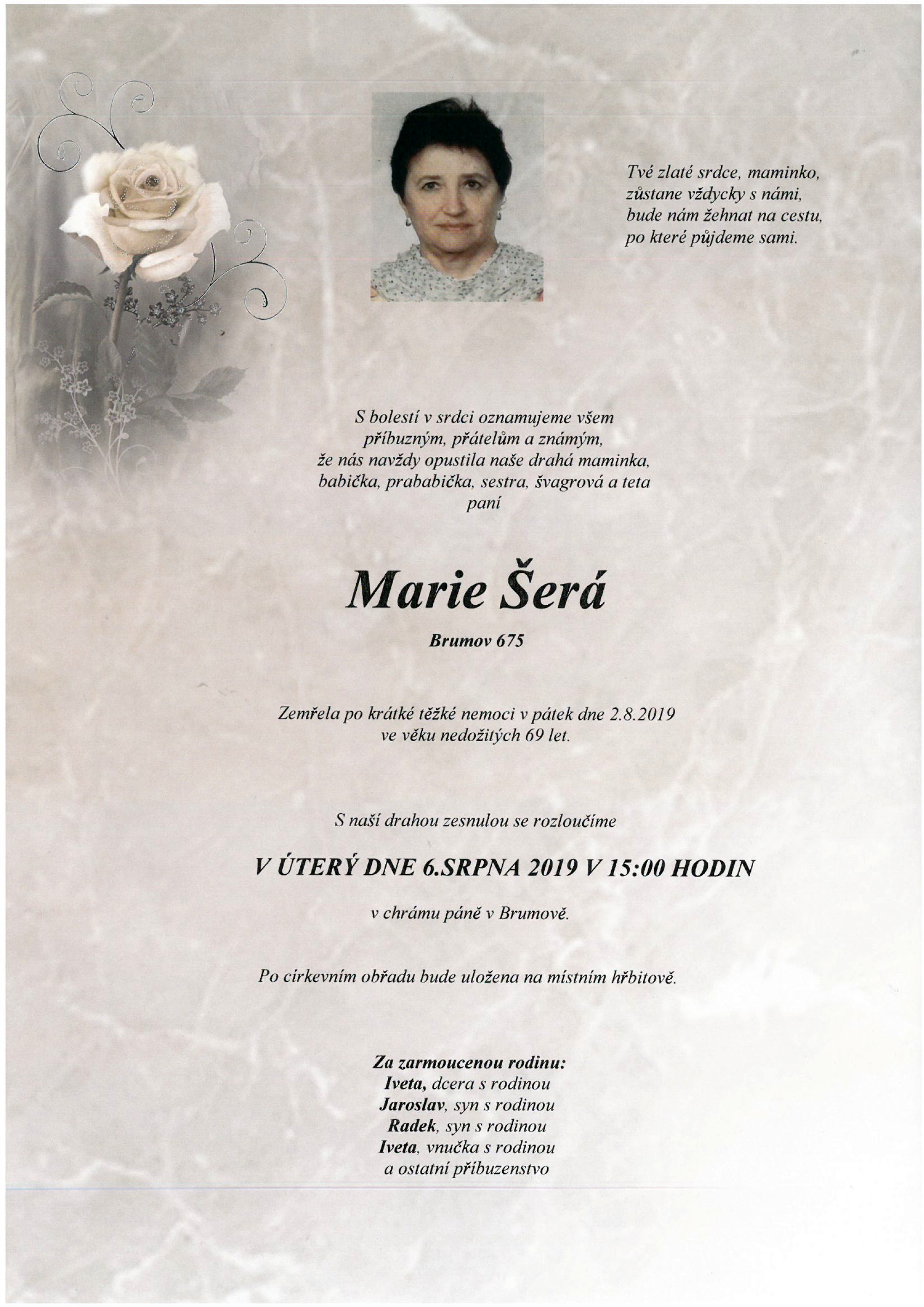 Marie Šerá