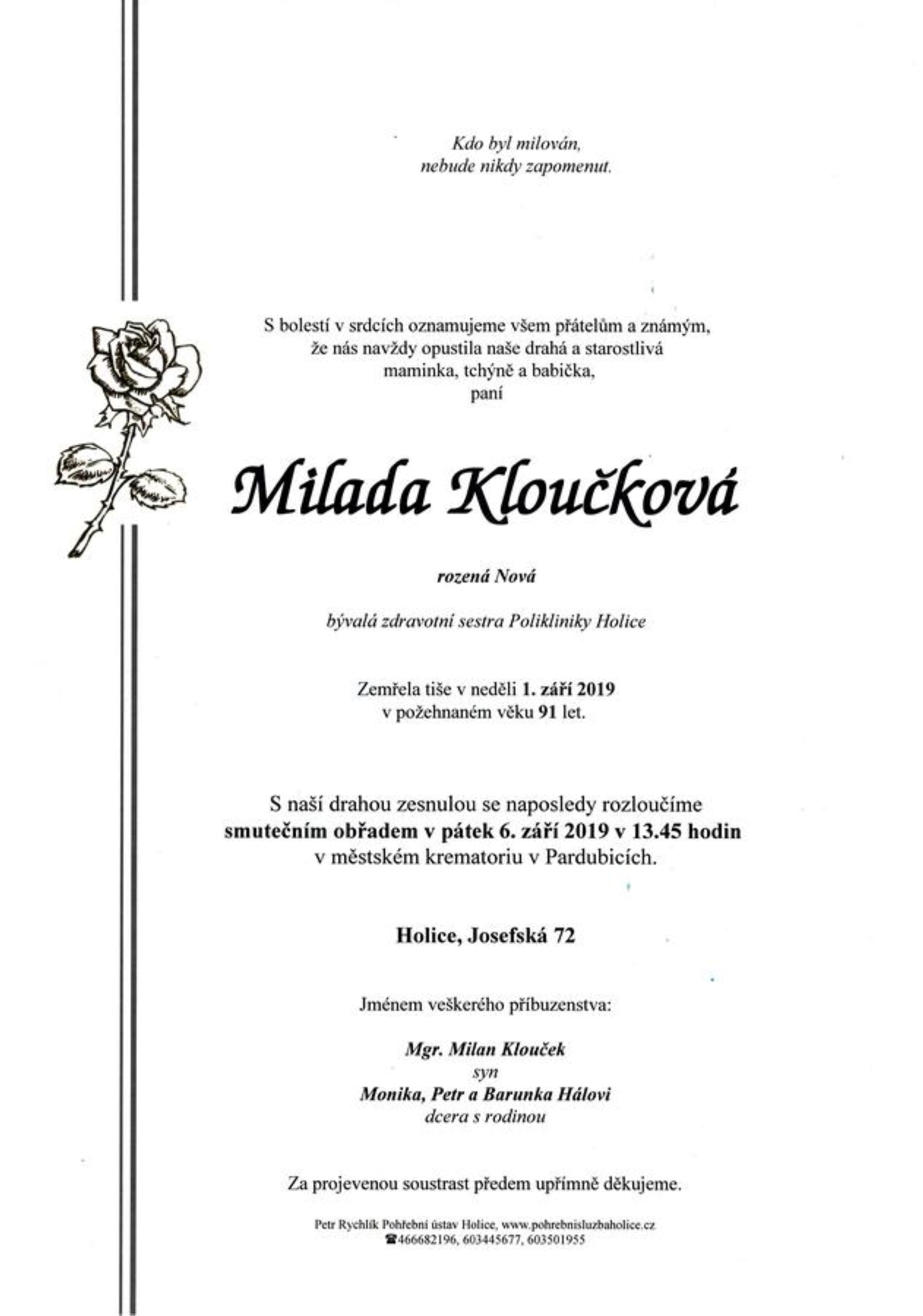 Milada Kloučková