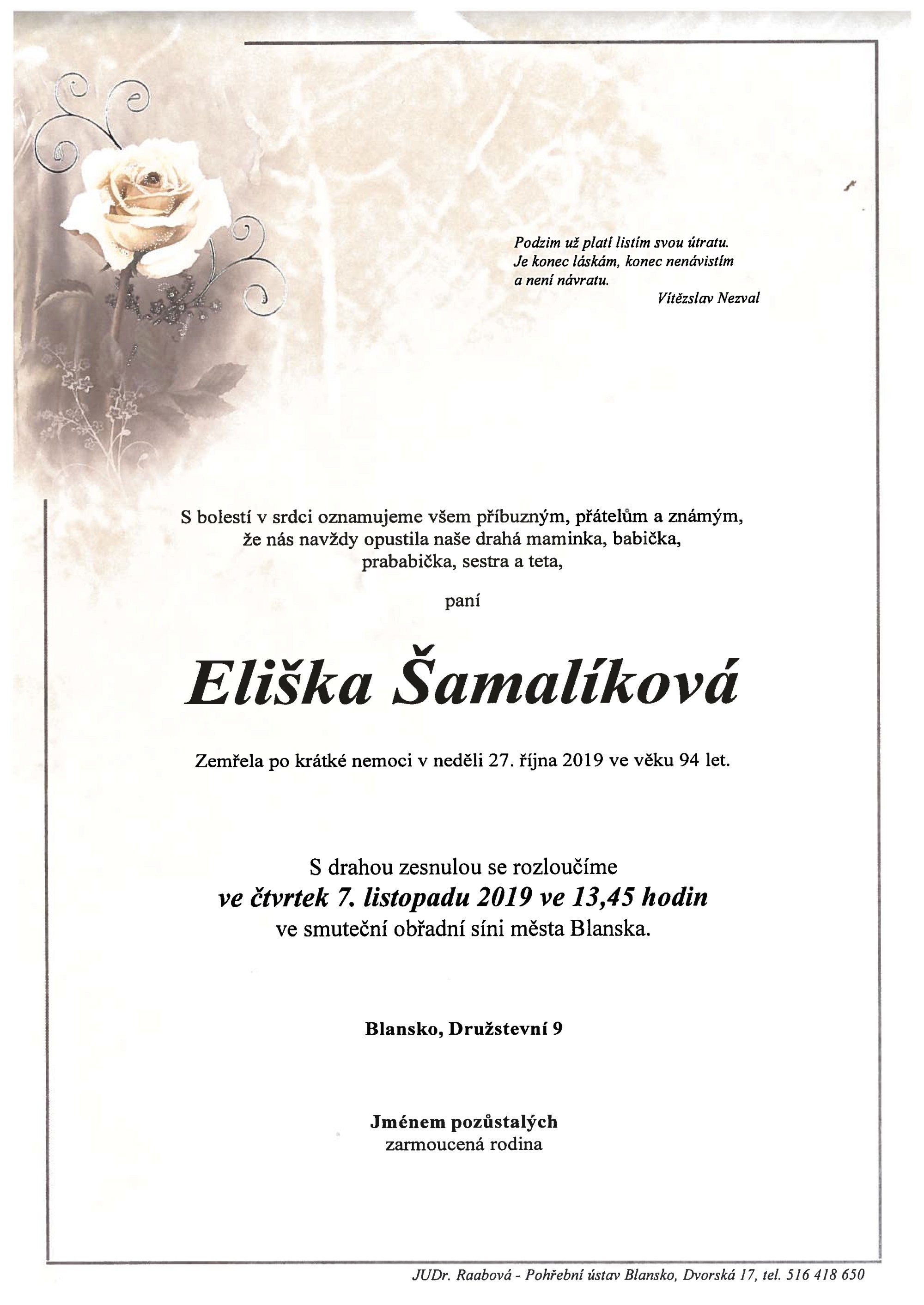 Eliška Šamalíková