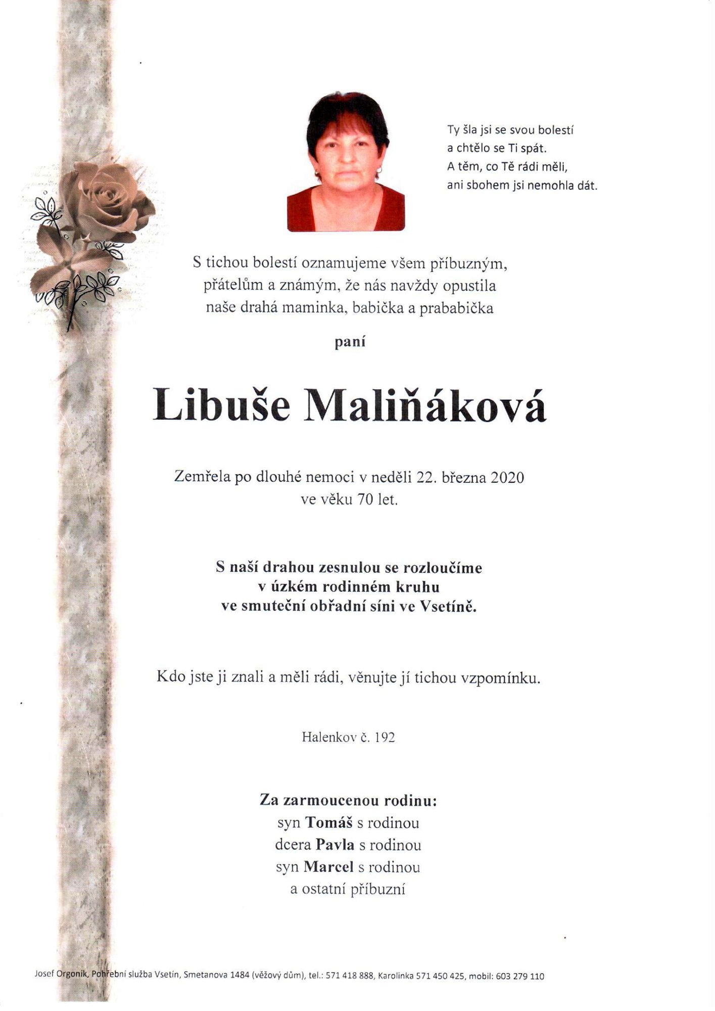 Libuše Maliňáková