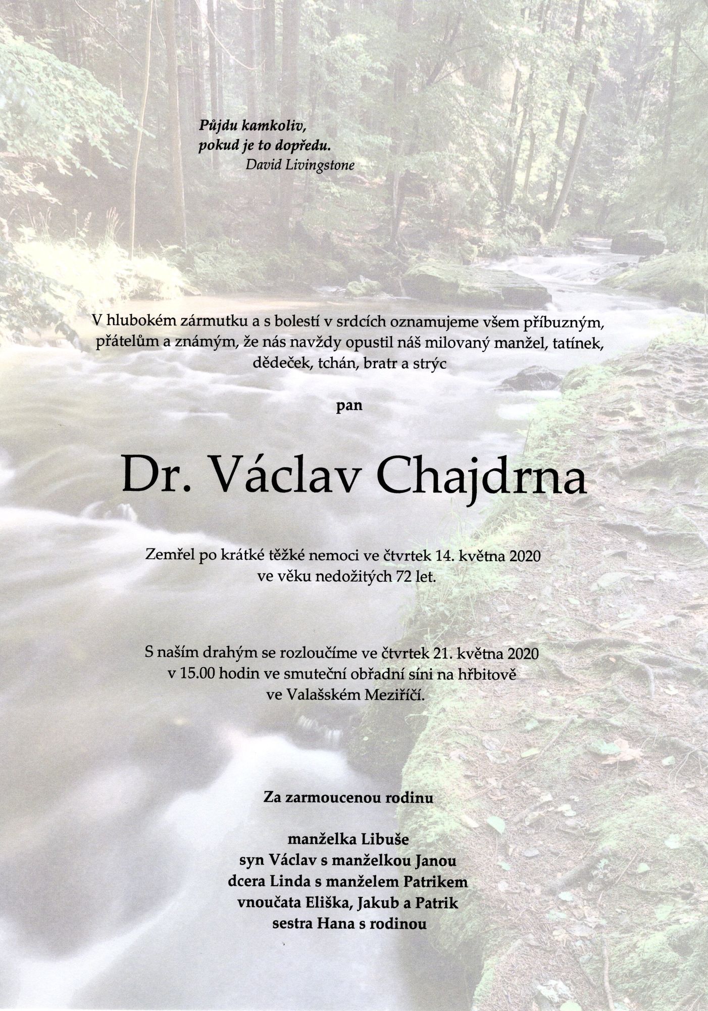 Dr. Václav Chajdrna