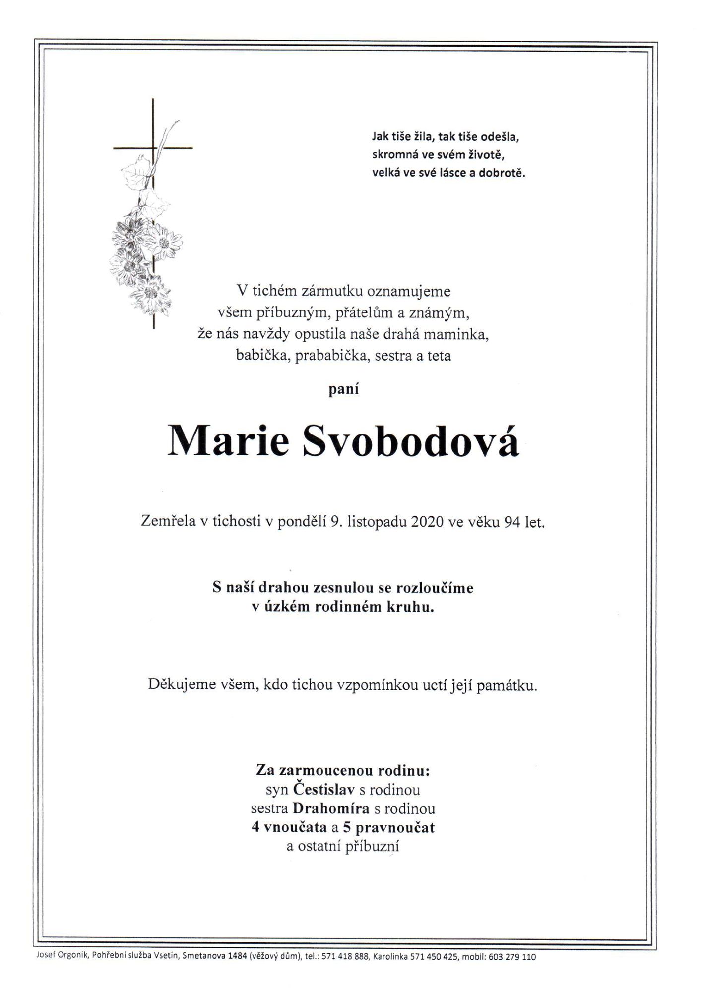 Marie Svobodová