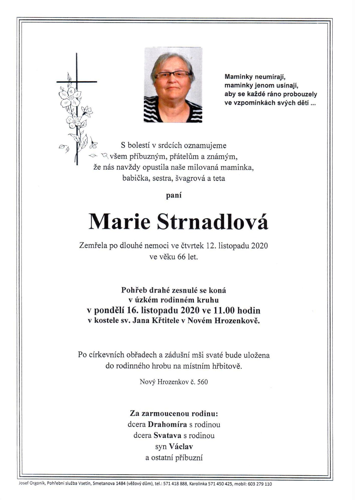 Marie Strnadlová