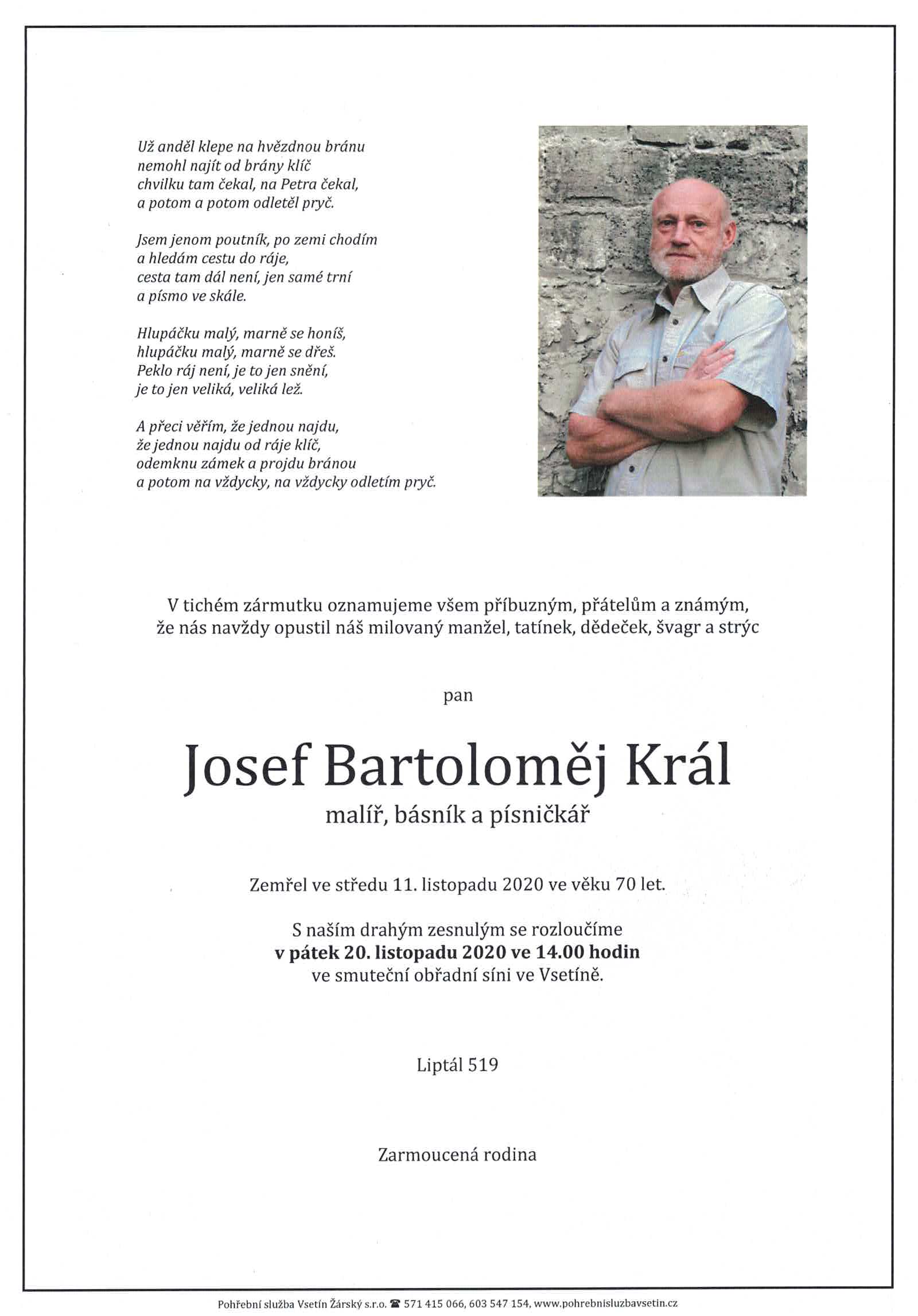 Josef Bartoloměj Král